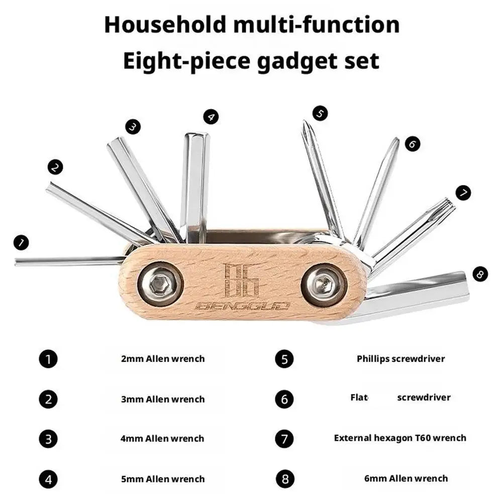 ROCKBROS 8 in 1 Bicycle Repair Tool Portable Bike Bicycle Screwdriver Repair Cycling Tool Mountain Bike Wrench Multi Tools