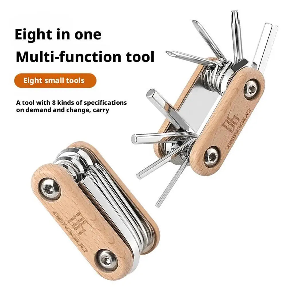 ROCKBROS 8 in 1 Bicycle Repair Tool Portable Bike Bicycle Screwdriver Repair Cycling Tool Mountain Bike Wrench Multi Tools